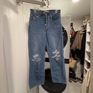 Levi's High Rise Ribcage Straight Ankle Jeans